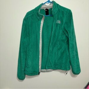 The North Face Teal/Green Fleece Jacket